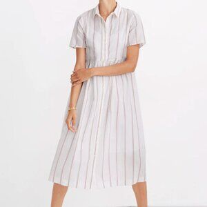 Madewell striped shirtdress